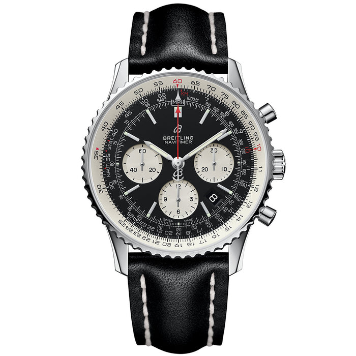 Breitling Men's Navitimer Black Dial Watch - AB0121211B1X1