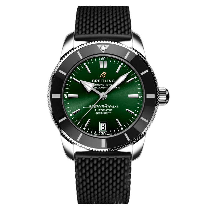 Breitling Men's SuperOcean  Green Dial Watch - AB2010121L1S1