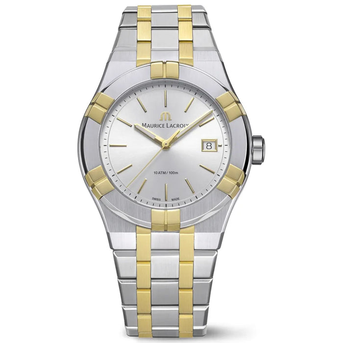 Maurice Lacroix Men's Aikon White Dial Watch - AI1108-PVY13-130