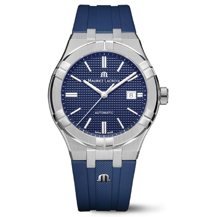 Maurice Lacroix Men's Aikon Blue Dial Watch - AI6008-SS000-430