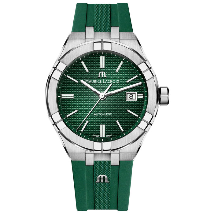 Maurice Lacroix Men's Aikon Green Dial Watch - AI6008-SS000-630