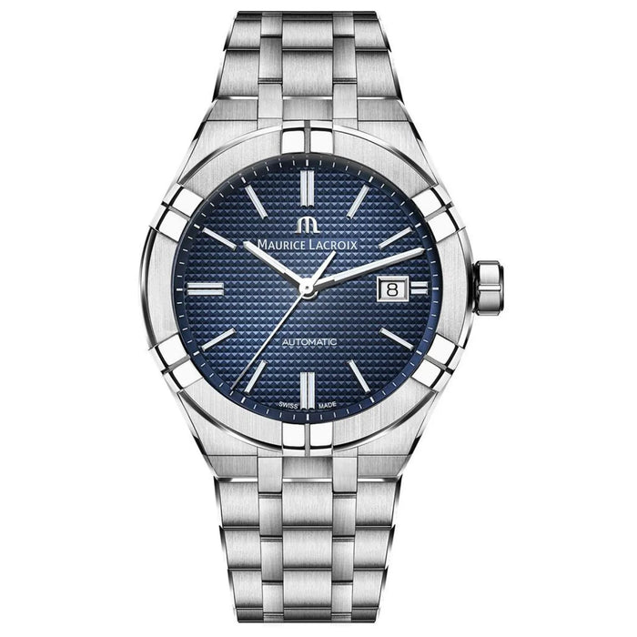 Maurice Lacroix Men's Aikon Blue Dial Watch - AI6008-SS002-430