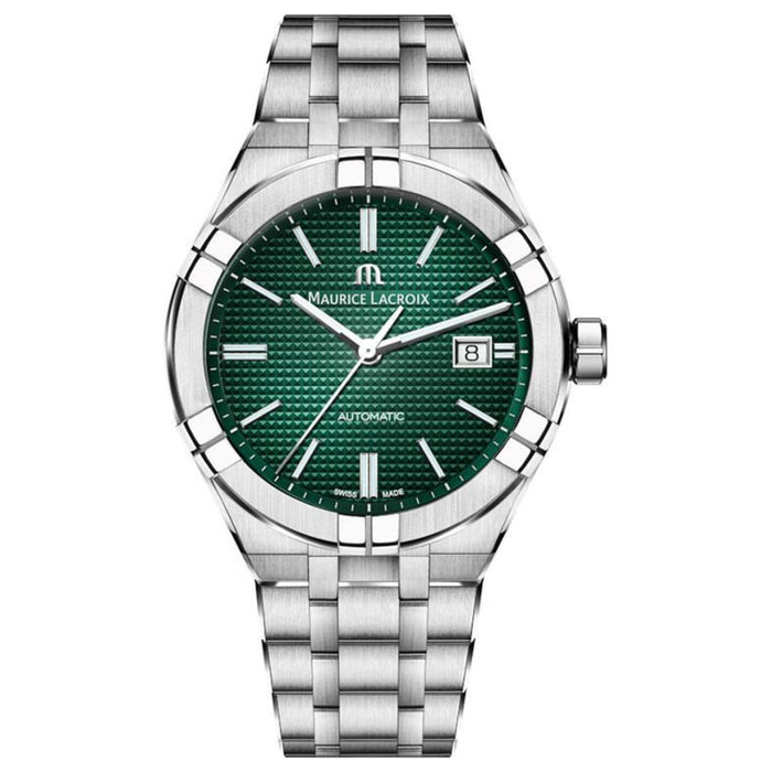 Maurice Lacroix Men's Aikon Green Dial Watch - AI6008-SS002-630