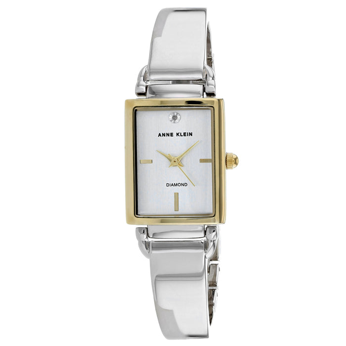 Anne Klein Women's Classic Silver Dial Watch - AK-2495SVTT