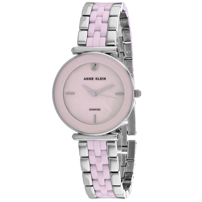 Anne Klein Women's Classic Pink Dial Watch - AK-3159LPSV