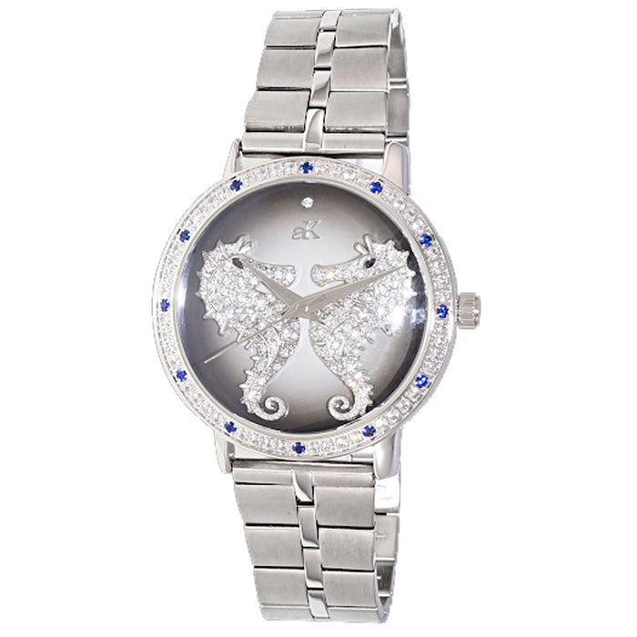 Adee Kaye Women's Seahorsee Grey Dial Watch - AK2002-MB_BU