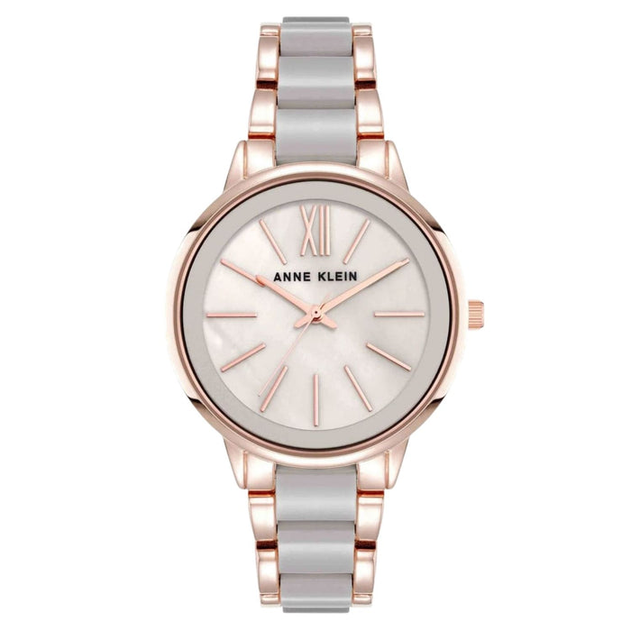 Anne Klein Women's Classic Rose gold Dial Watch - AK/1412TPRG