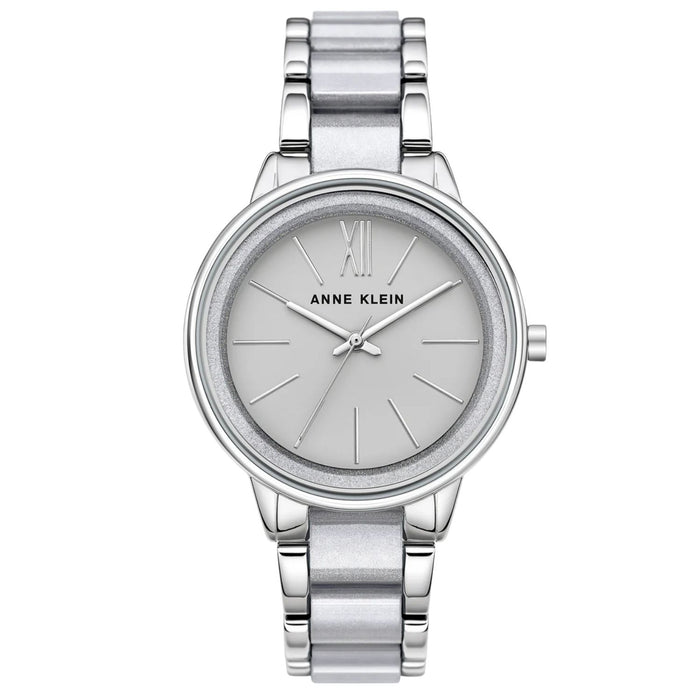 Anne Klein Women's Classic Grey Dial Watch - AK/1413LGSV