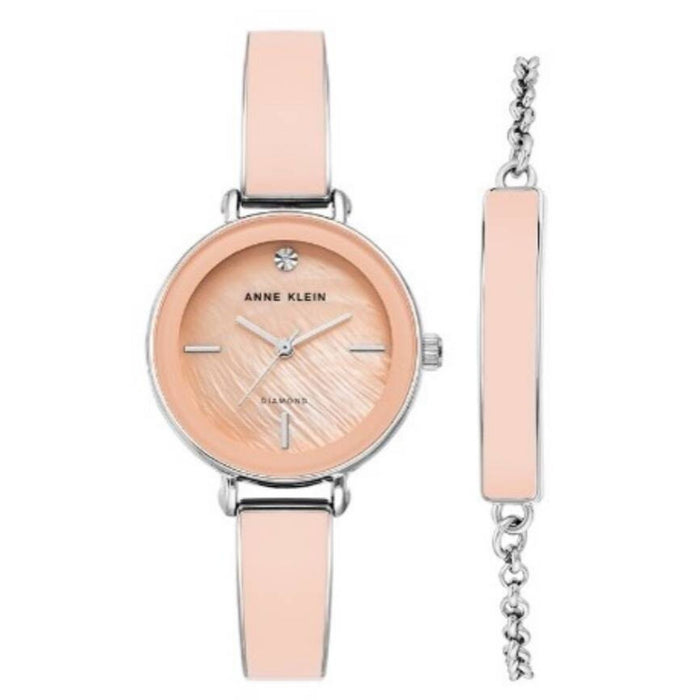 Anne Klein Women's Classic Pink Dial Watch - AK/3621PKST
