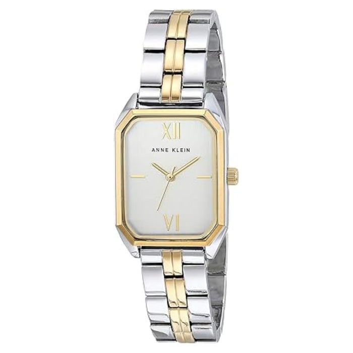 Anne Klein Women's Classic White Dial Watch - AK/3775SVTT