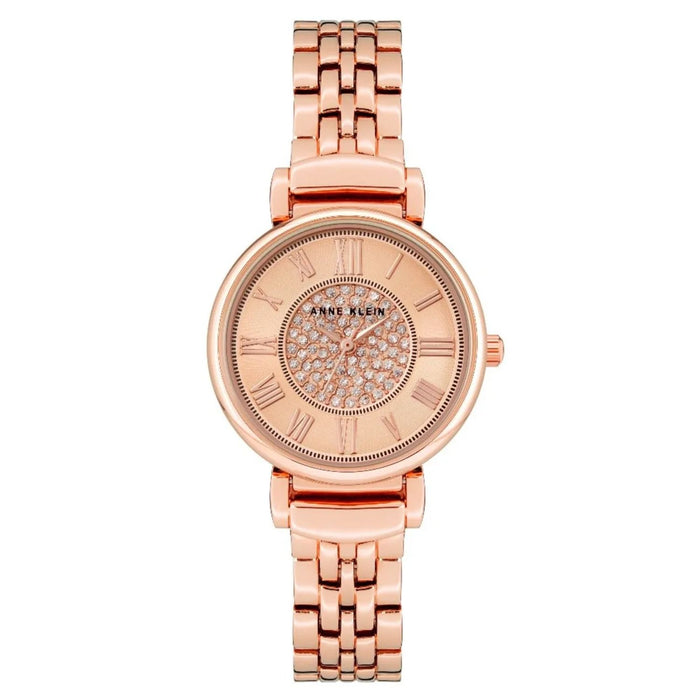 Anne Klein Women's Classic Rose gold Dial Watch - AK/3872RGRG