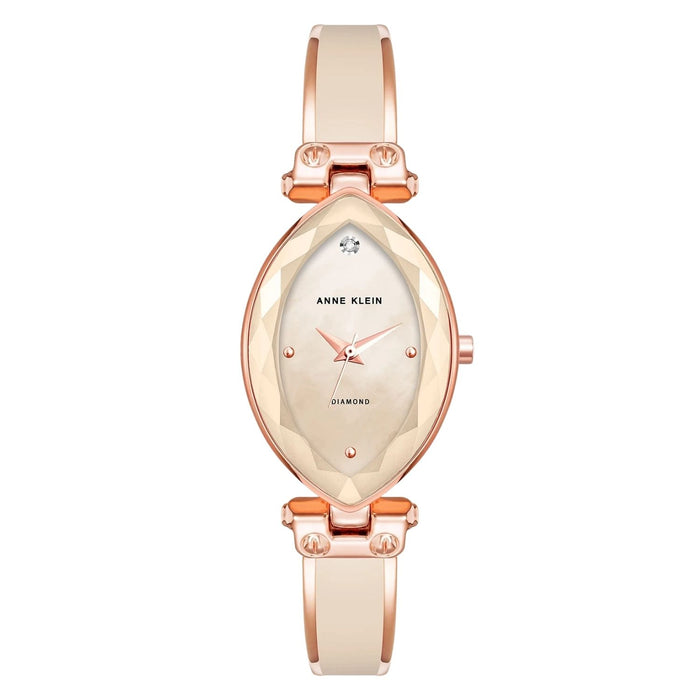 Anne Klein Women's Classic Rose gold Dial Watch - AK/4018BHRG