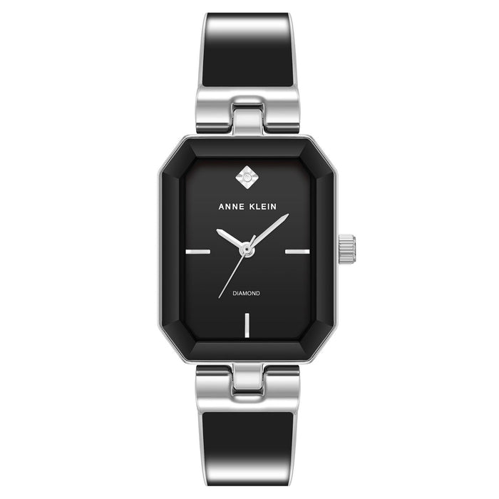 Anne Klein Women's Classic Black Dial Watch - AK/4163BKSV