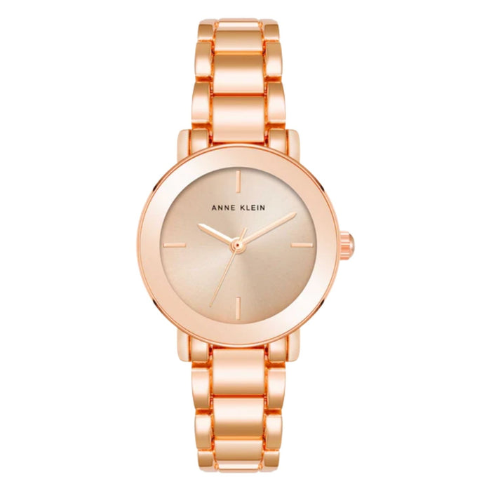 Anne Klein Women's Classic Rose gold Dial Watch - AK/5088RGRG