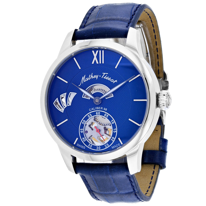 Mathey Tissot Men's Endmond Blue Dial Watch - AM1886ABU