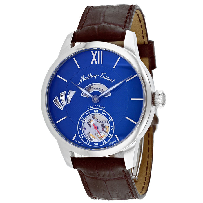 Mathey Tissot Men's Endmond Blue Dial Watch - AM1886ABUBR