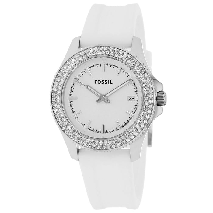 Fossil Women's Retro Traveler Silver Dial Watch - AM4462