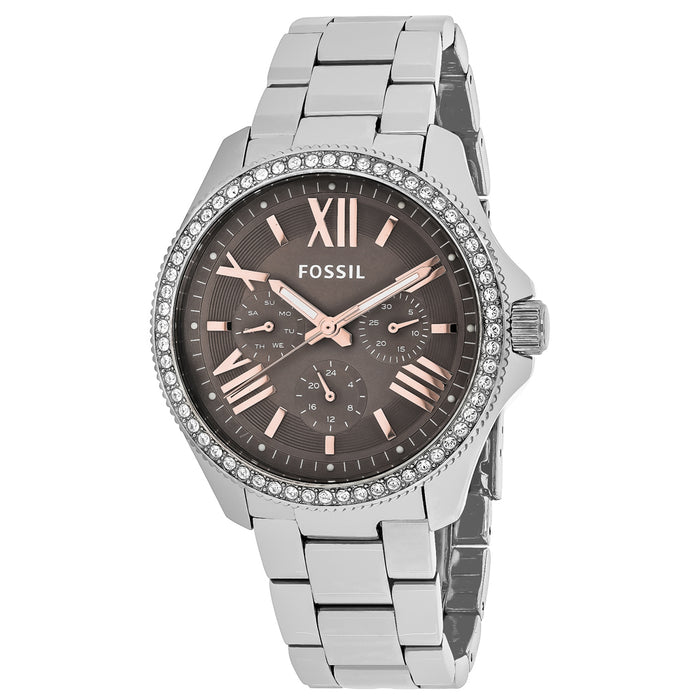 Fossil Women's Cecile Brown Dial Watch - AM4628