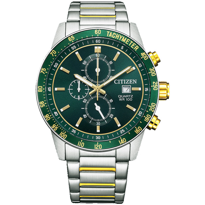 Citizen Men's Classic Green Dial Watch - AN3689-55X