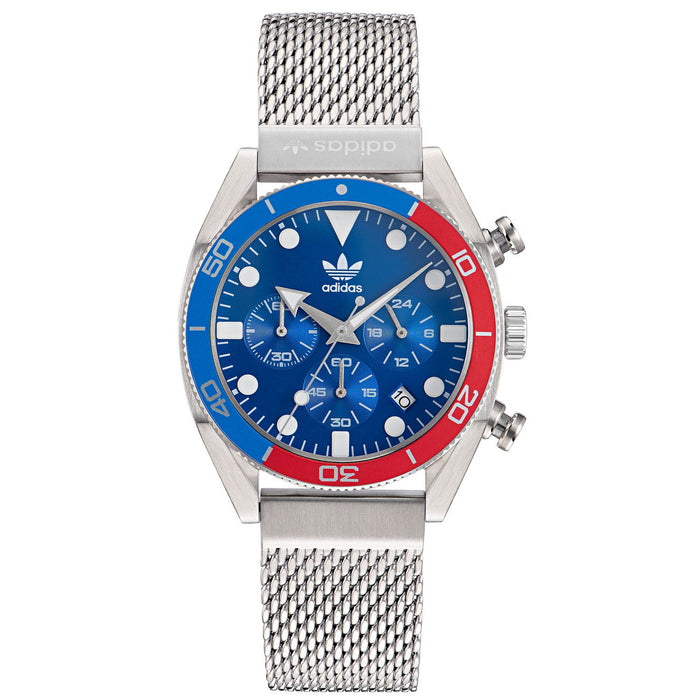 Adidas Men's Originals Fashion Edition Two Blue Dial Watch - AOFH22500