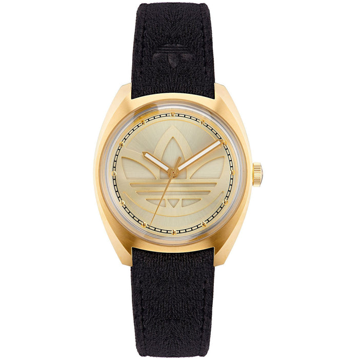 Adidas Men's Originals Fashion Edition One Gold Dial Watch - AOFH22513