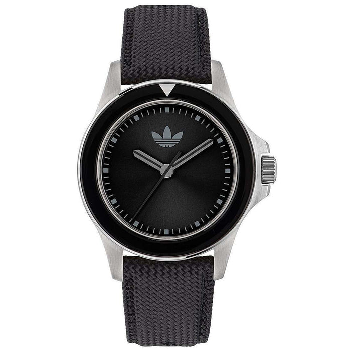 Adidas Men's Originals Expression One Black Dial Watch - AOFH23016