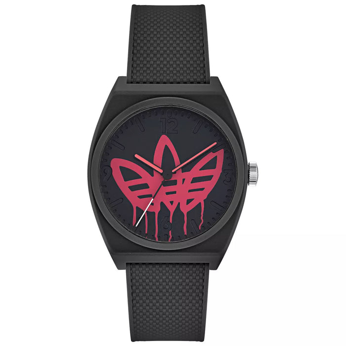 Adidas Men's Originals Street Project Two Black Dial Watch - AOST22039