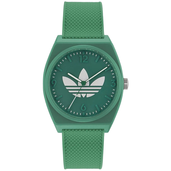 Adidas Men's Originals Project Two Green Dial Watch - AOST23050