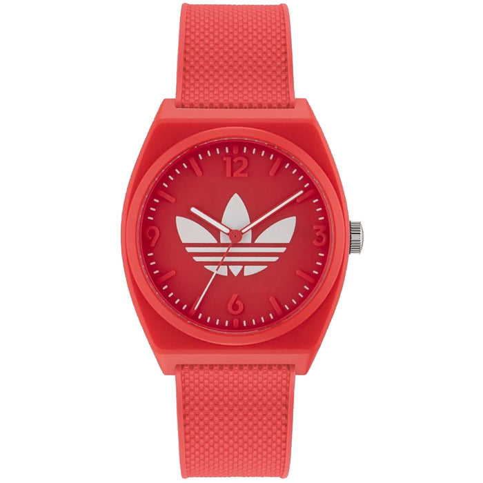 Adidas Men's Originals Project Two Red Dial Watch - AOST23051