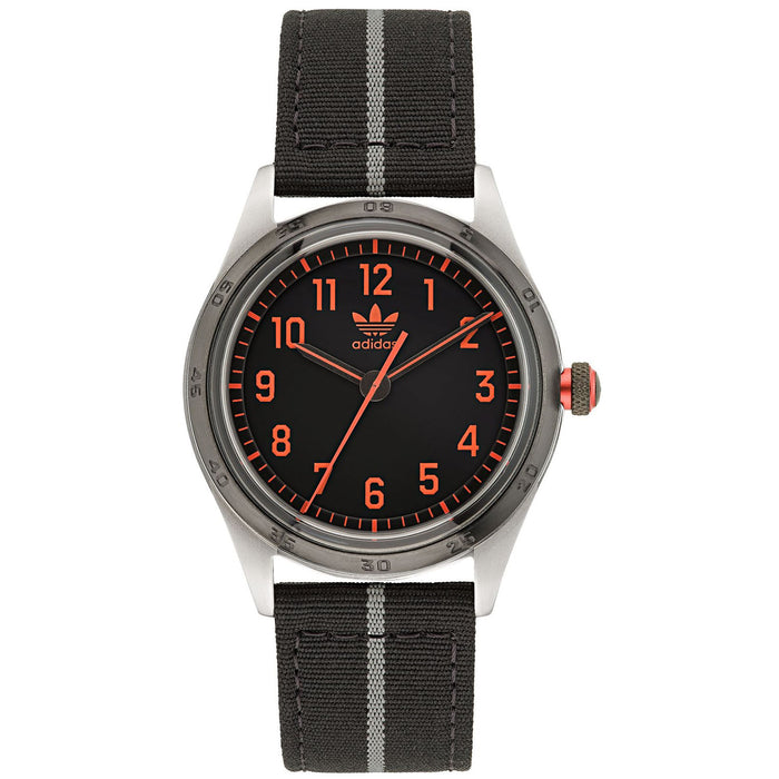 Adidas Men's Originals Style Code Four Black Dial Watch - AOSY22522