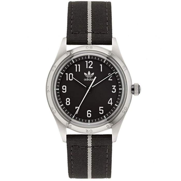 Adidas Men's Originals Style Code Four Black Dial Watch - AOSY22523