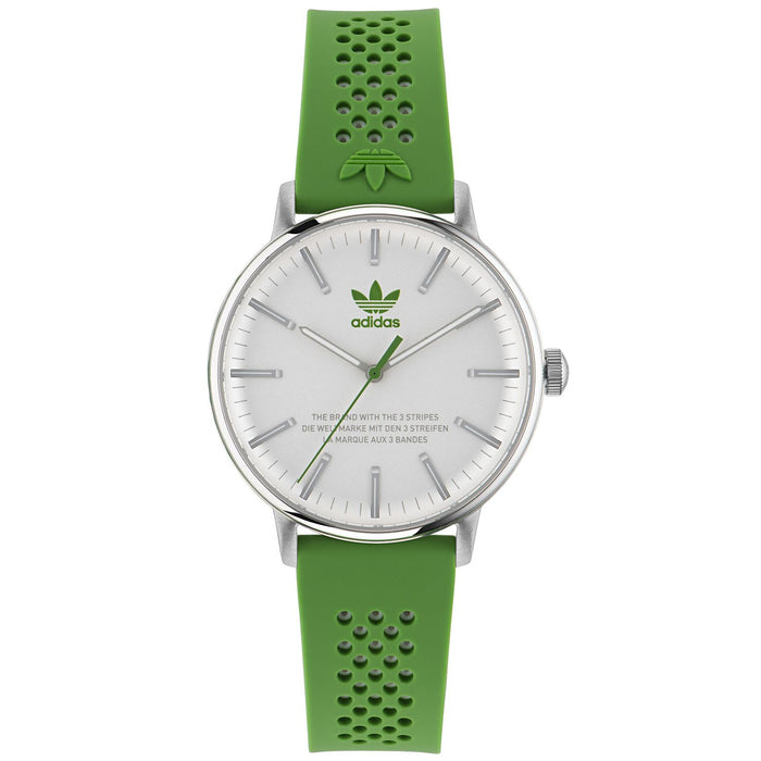 Adidas Men's Originals Code One White Dial Watch - AOSY23023