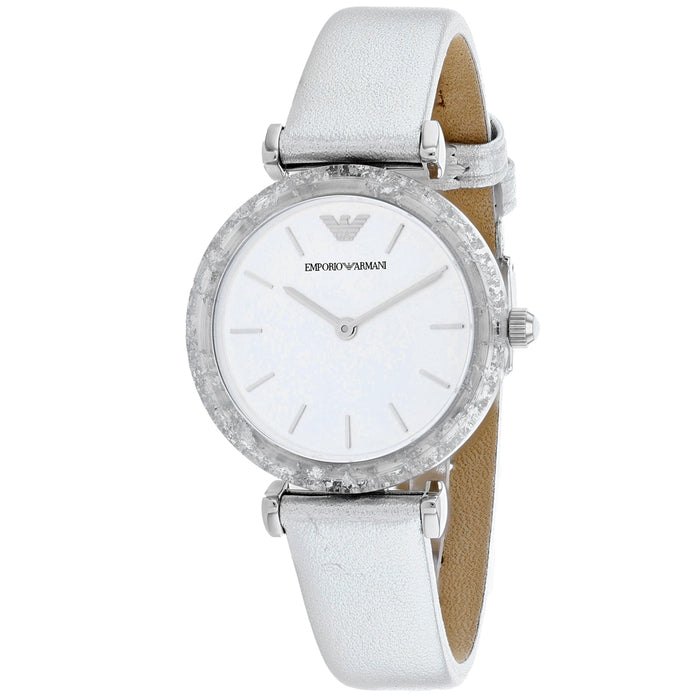 Armani Women's Classic White Watch - AR11124