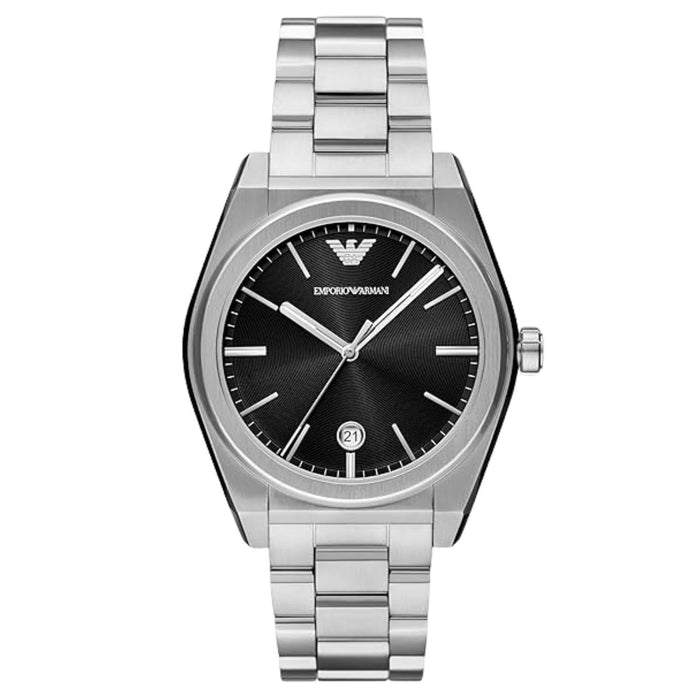 Emporio Armani Men's Federico Black Dial Watch - AR11622