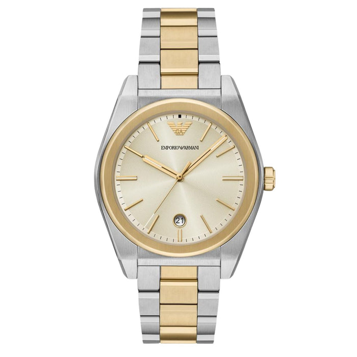 Emporio Armani Men's Federico Yellow Dial Watch - AR11716
