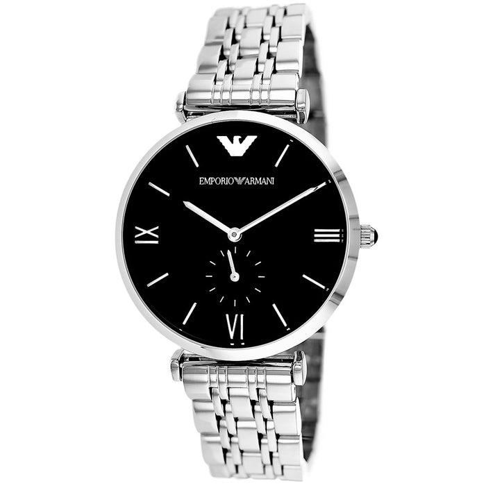 Armani Men's Retro Black Dial Watch - AR1676