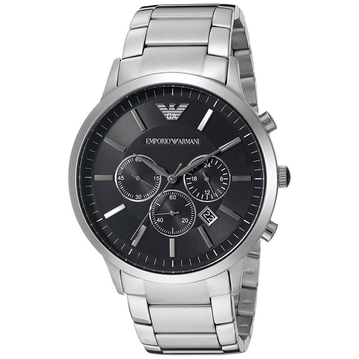 Armani Men's Sportivo Black Dial Watch - AR2460