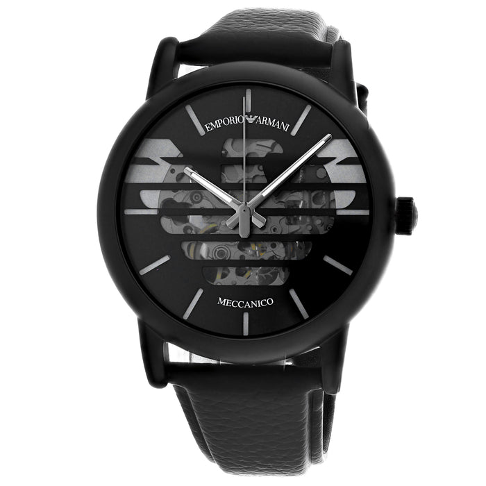 Armani Men's Luigi Black Dial Watch - AR60032