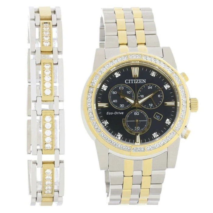 Citizen Men's Corso Black Dial Watch - AT2454-65E