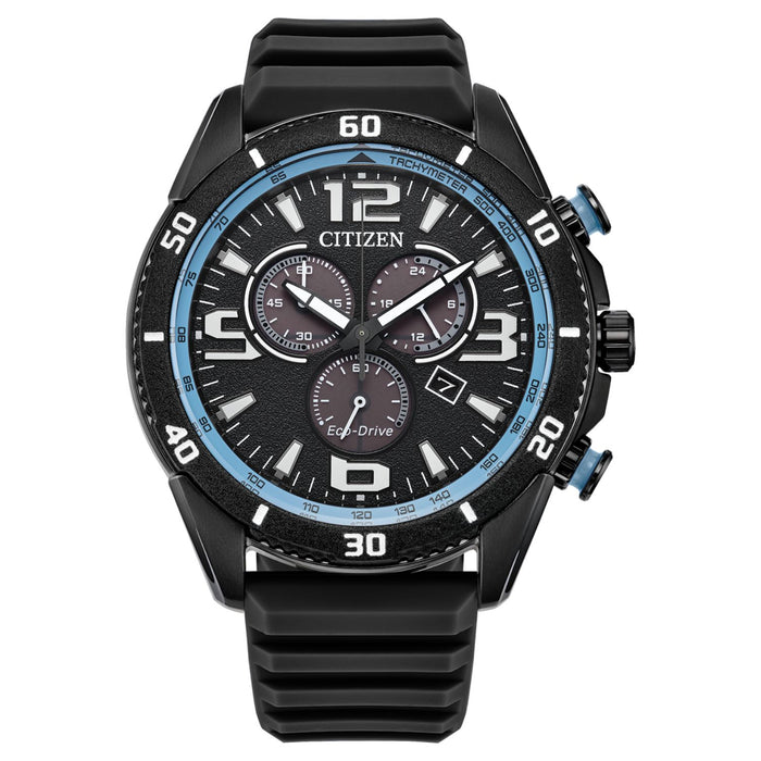 Citizen Men's Brycen Black Dial Watch - AT2587-02E