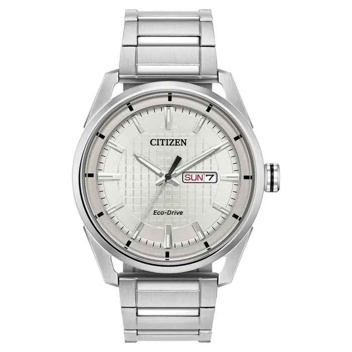 Citizen Men's Eco-Drive Silver Dial Watch - AW0080-57A