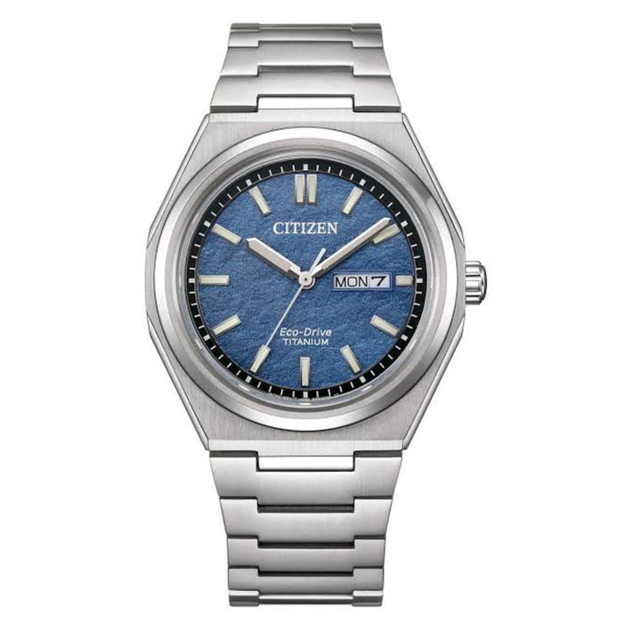 Citizen Men's Zenshin Blue Dial Watch - AW0130-85L