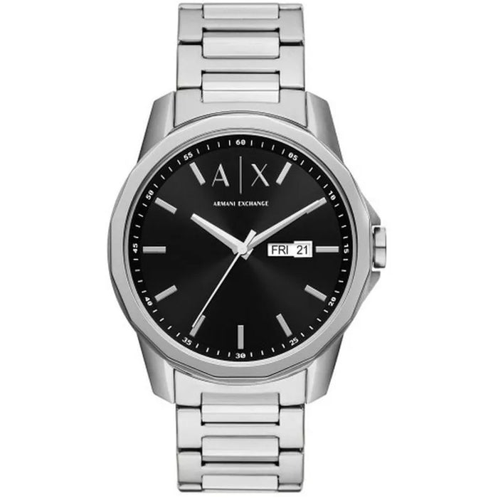 Armani Exchange Men's Classic Black Dial Watch - AX1733