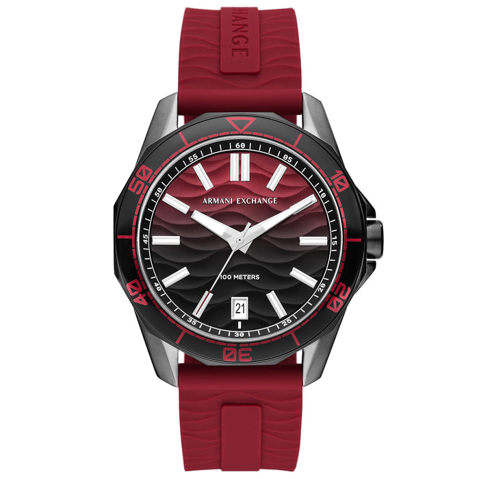 Armani Exchange Men's Classic Red Dial Watch - AX1953