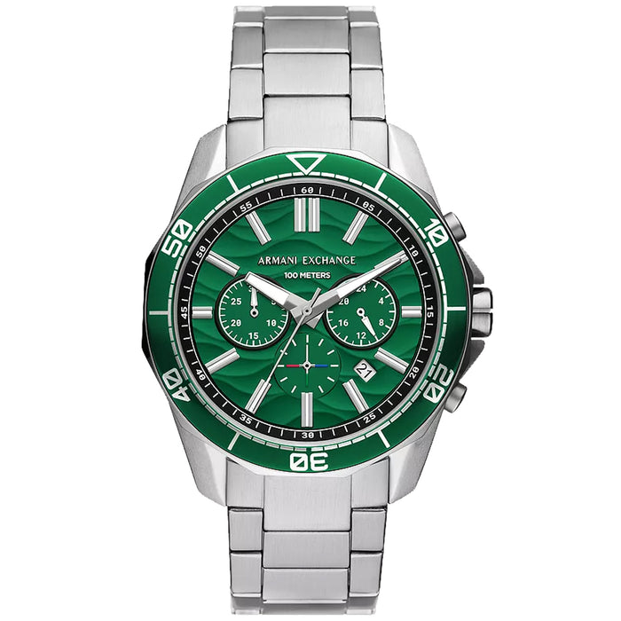 Armani Exchange Men's Spencer Green Dial Watch - AX1957