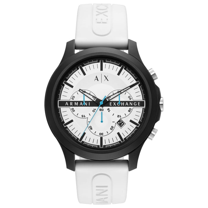 Armani Exchange Men's Classic White Dial Watch - AX2435