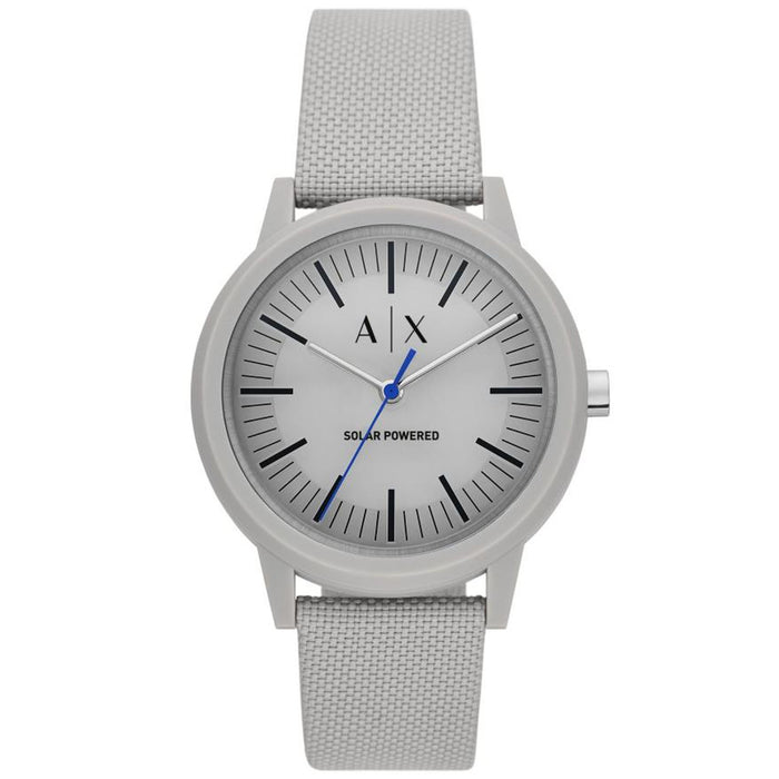 Armani Exchange Men's Solar-Powered Grey Dial Watch - AX2733