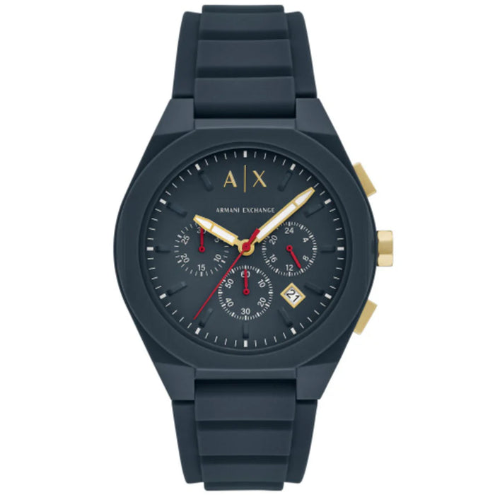 Armani Exchange Men's Rafael Blue Dial Watch - AX4168