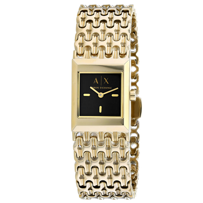 Armani Exchange Women's Sarena Black Dial Watch - AX5909