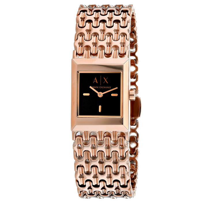 Armani Exchange Women's Sarena Black Dial Watch - AX5910